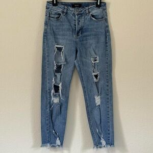 Misc Women’s Distressed Mom Jeans. Size 5